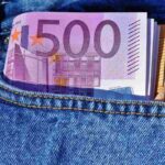 Jeans banconota 500 euro